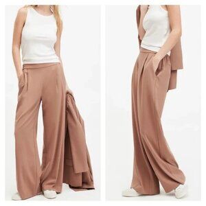 All Saints Aleida lightweight wide leg trouser NWT